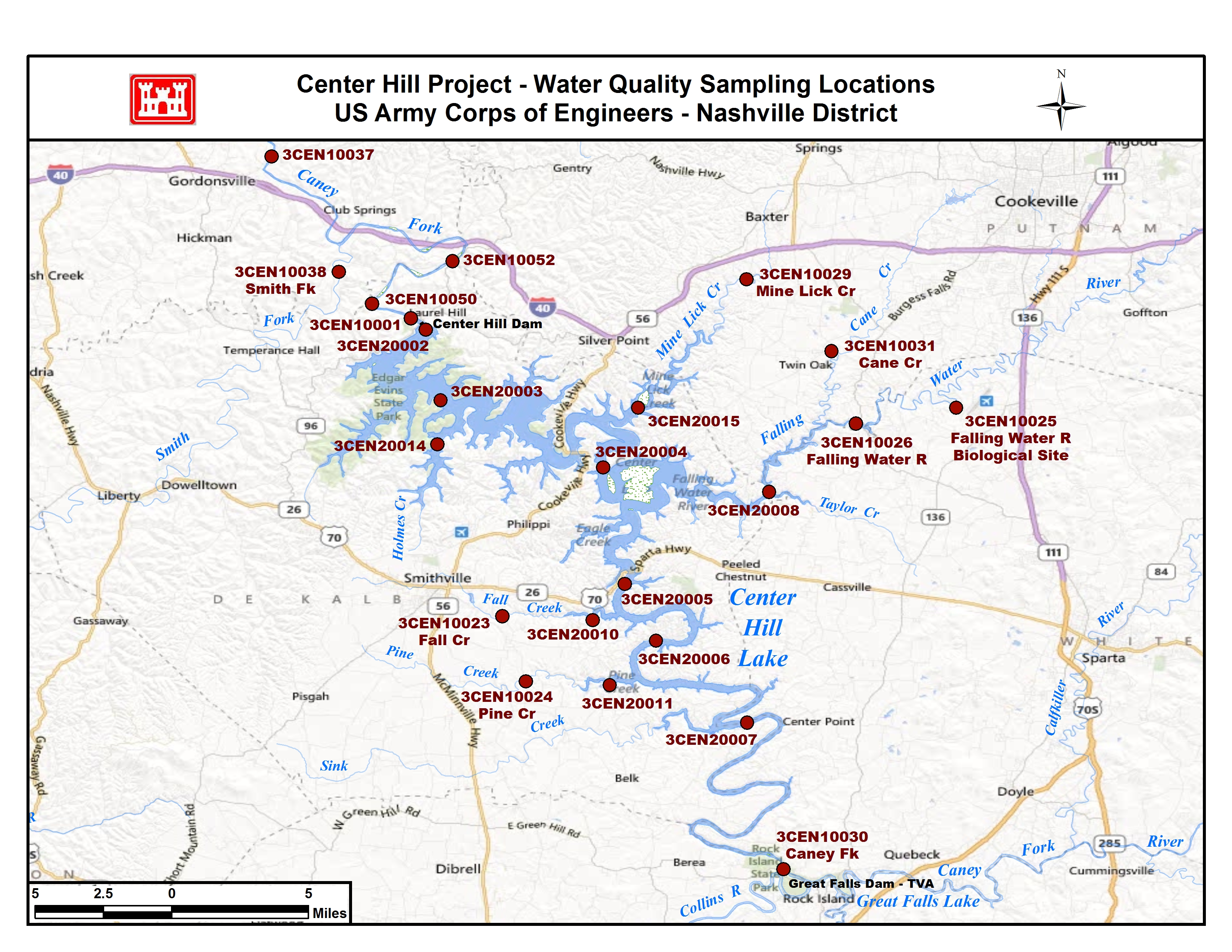Generation Schedule Center Hill Dam